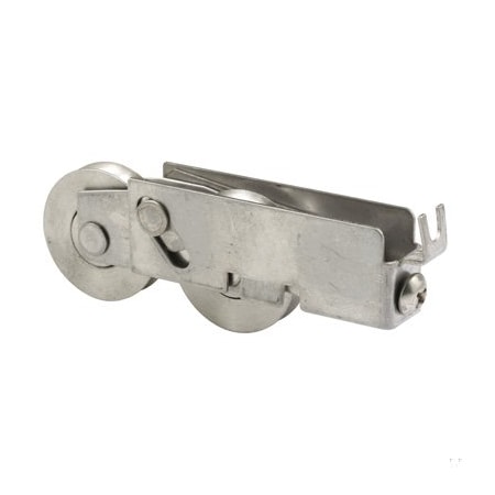 Prime-Line 1-1/2 in. Stainless Steel Tandem Roller Assembly, C-Tab (Single Pack) D 1928